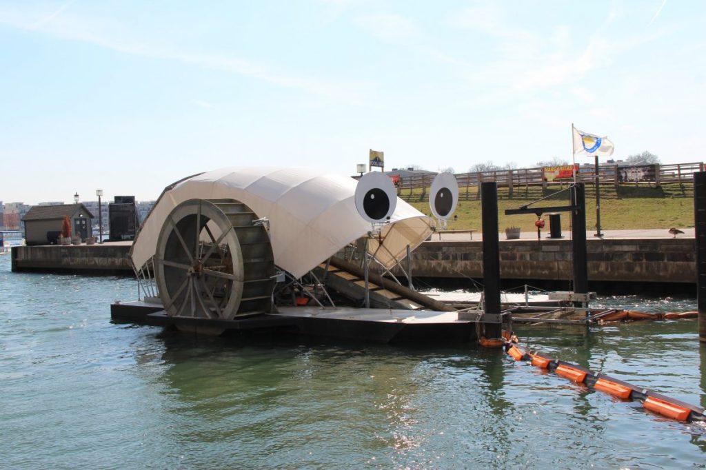 Mr. Trash Wheel. Waterfront Partnership photo.