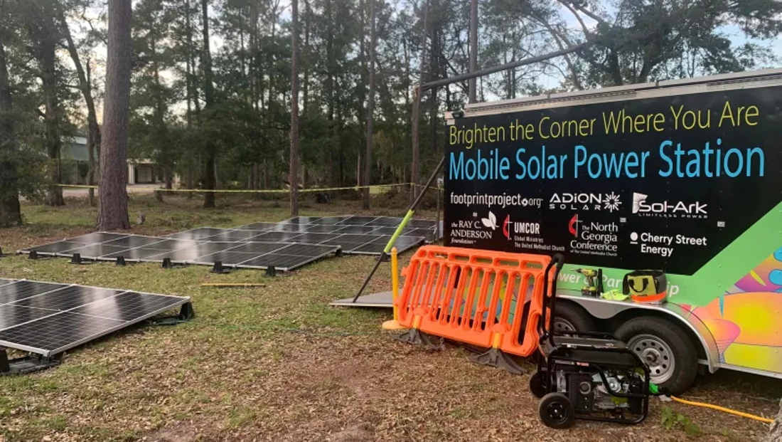 Solar microgrid supports local disaster response in Georgia | Hopebuilding